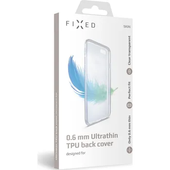 Pouzdro na mobilní telefon Ultratenké TPU gelové pouzdro FIXED Skin pro Samsung Galaxy A21s, 0,6 mm, čiré FIXTCS-552