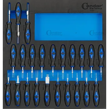 Auto-moto Condor modul – vypichováky konektorů, univerzální, 23 dílů, velikost 2/3 - 100-08157