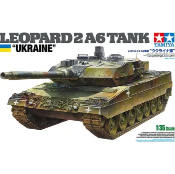 Plastikový model Leopard 2A6 Ukraine (Tamiya 1:35)
