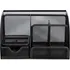 Modern Home Kovový stolní organizér 6 přihrádek 22 x 14 x 13 cm černý