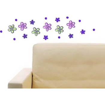 Tapeta Samolepicí 3D dekorace na zeď Crearreda, Little Flowers 59503, 14 x 28,5 cm