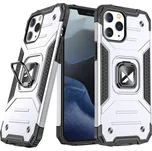 Wozinsky Ring Armor Case / 3v1 / pouzdro / kryt pro Apple iPhone 13 PRO MAX (6,7") stříbrné
