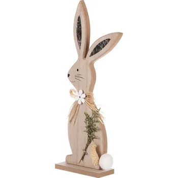 Vánoční ozdoba Autronic Zajíček dřevěný. - KLA726-M
