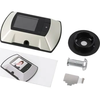 Domovní zvonek Dveřní kukátko | zvonek s kamerou 2v1 - digitální