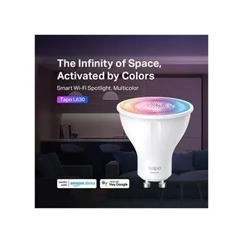 Osvětlení TP-LINK "Smart Wi-Fi Spotlight, DimmableSPEC: 2.4 GHz, IEEE 802.11b/g/n, GU10 Base, 220–240 V, 50/60 Hz, 350 lm, 3.7 W,