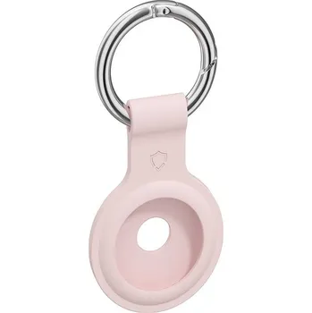 Příslušenství pro sluchátka AlzaGuard Silicone Keychain pro Airtag růžová