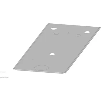 Krbová kamna Romotop Zadní plášť Barva: Stříbrná