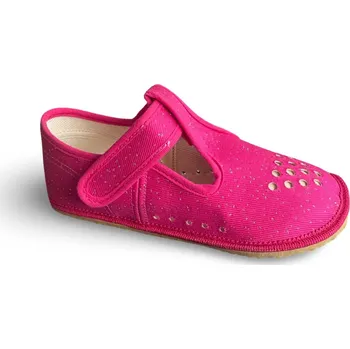 Chlapecké bačkory Beda barefoot přezůvky Pink Shine BF 060010/W/PF Velikost: EU 32