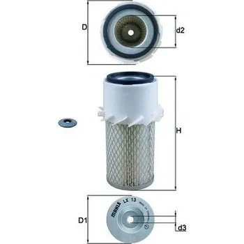 Vzduchový filtr Vzduchový filtr MAHLE LX 13