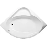 POLYSAN SIRIUS rohová vana 130x130x43cm, bílá 49111