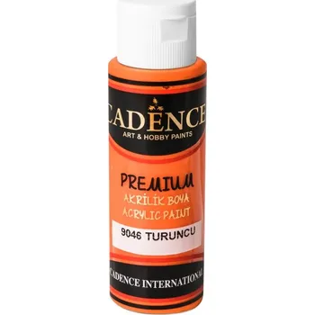 Vodová barva Cadence Akrylová barva Cadence Premium, 70 ml - orange, oranžová
