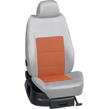 Potah sedadla Autopotahy Peugeot TRAVELLER / od r.2016->, 7 Míst, KOŽENKA > OR 0406 (OR 0406 / Šedý koženkový bok)