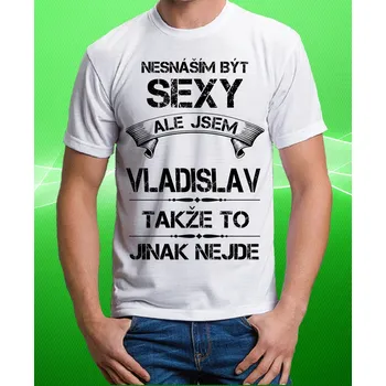 Pánské tričko tričko se jménem VLADISLAV XS