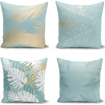 Povlak na dekorativní polštářek Povlaky na polštáře v sadě 4 ks 43x43 cm - Minimalist Cushion Covers ID_1455706