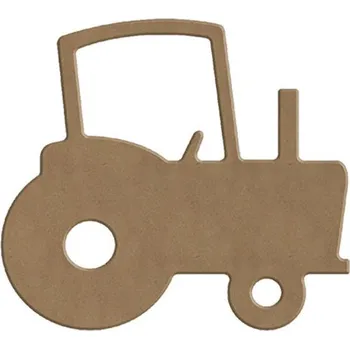 Výtvarná sada Gomille Dřevěný výřez k dekoraci Gomille, 13x12 cm - Traktor