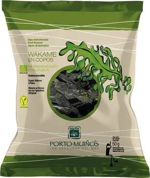 Přírodní produkt Porto-Muiños Wakame En Copos mořské řasy BIO 50 g