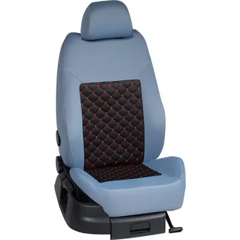 Potah sedadla Autopotahy Ford C-MAX / 2016, 5 dveří, Titanum, KOMFORT > KS002 (KS002 / Světle modrý bok)