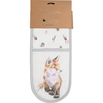 Chňapka Wrendale Designs Dvojitá kuchyňská chňapka Wrendale Designs "Woodlanders" - Lesní zvířátka