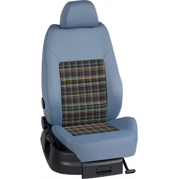 Potah sedadla Autopotahy Toyota PROACE / od r.2016->, 7 Míst, STANDARD > OR 0284 (OR 0284 / Světle modrý bok)