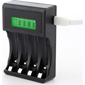 Nabíječka baterií Soshine C6 (4ks) nabíječ AA, AAA NiMH baterií