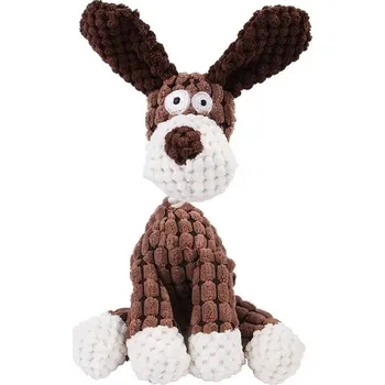 Hračka pro psa Plyšová hračka pro psy se zvukem - Hnědý pes