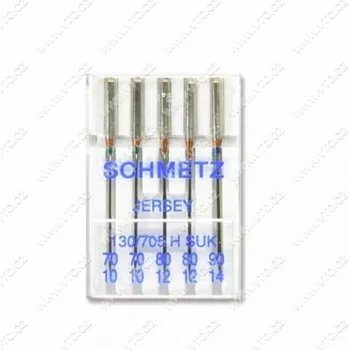 Jehly strojové 705 SUK JERSEY 70-90 Schmetz (E) (Šicí potřeby)