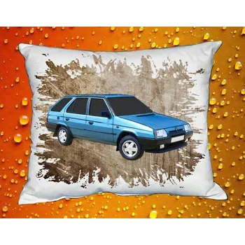 Povlak na dekorativní polštářek Polštář s Českým autem 062 (auta České výroby)