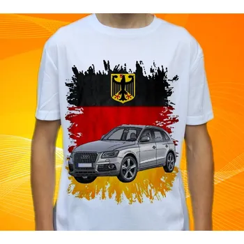 Pánské tričko tričko Audi Q5 XL (tričko s autem , auto moto , veterán , sportovní , závodní a retro auta)