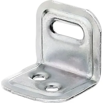 Tesařské kování Spojovací úhelník nastavitelný ražený 30x25x25 mm žlutě pozinkovaný