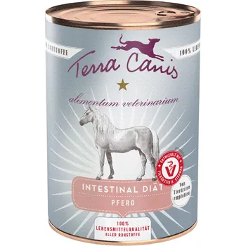 Krmivo pro psa 12×400g Terra Canis Alimentum Veterinarium Intestinal - koňské