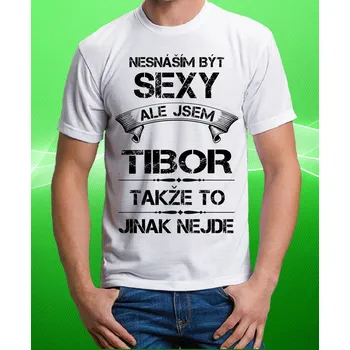 Pánské tričko tričko se jménem TIBOR 146
