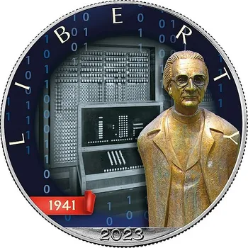 VYNÁLEZY POČÍTAČ coin Silver Eagle Inventions Computer – 1 oz stříbrná mince