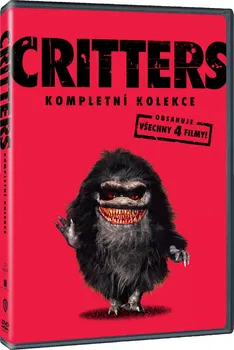 DVD film Critters: 1-4 Kolekce (1986, 1988, 1991, 1992) 4 disky DVD