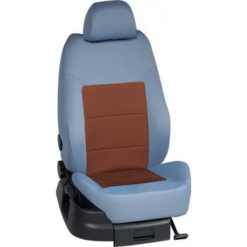 Potah sedadla Autopotahy Seat CORDOBA / od r.1999->, 4-dveře, Vario, KOMFORT > OR 0403 (OR 0403 / Světle modrý bok)