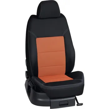 Potah sedadla Autopotahy Volkswagen POLO / od r.2018->, 5 dveří ( Confort Line ), KOMFORT > OR 0406 (OR 0406 / Černý bok)