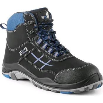 Pracovní obuv CANIS CXS Obuv DOG BOXER kotníková O2 černá/modrá - 39