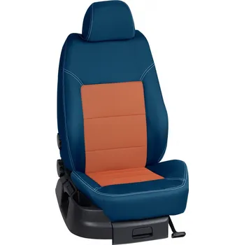 Potah sedadla Autopotahy Seat CORDOBA / od r.2006->, 5-dveří, Sportrider, KOMFORT > OR 0406 (OR 0406 / Modrý bok)
