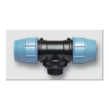 Vodovodní potrubí Unidelta odbočka T-kus 50 mm s vnějším závitem 2" pro PE trubky až do PN16 (UNI1010050007)