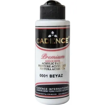 Vodová barva Cadence Akrylová barva Cadence Premium 2XL, 250 ml - white, bílá