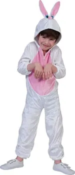 Karnevalový kostým Funny Fashion Dětský kostým Králíček bílý/růžový