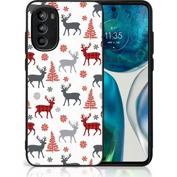 Pouzdro na tablet VSECHNONAMOBIL 66043 MY ART Kryt s vánočním designem Motorola Moto G52 DEER (068)