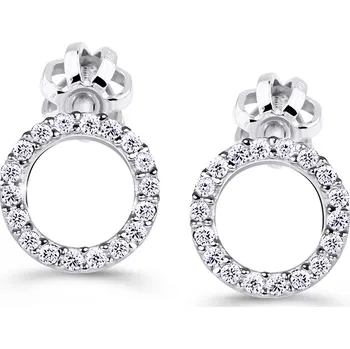 Náušnice Cutie Diamonds Luxusní náušnice z bílého zlata s brilianty DZ60240-30-00-X-2 + 2 měsíce na vrácení zboží