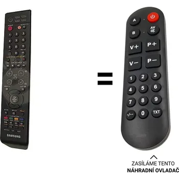 Dálkový ovladač Samsung BN59-00634A náhradní dálkový ovladač pro seniory