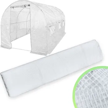 Doplněk pro dětské hřiště 4iQ Group Náhradní plachta na fóliovník 2x4,5m BÍLÝ