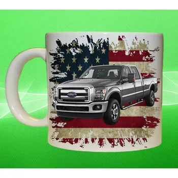 hrnek Ford F-350 330ml (hrneček s osobním autem )