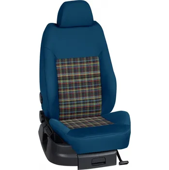 Potah sedadla Autopotahy Kia SOUL / od r.2016->, 5 dveří, Comfort, STANDARD > OR 0284 (OR 0284 / Modrý bok)