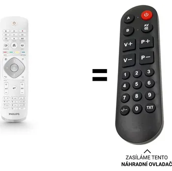 Dálkový ovladač Philips 24PHT4032/12 náhradní dálkový ovladač pro seniory