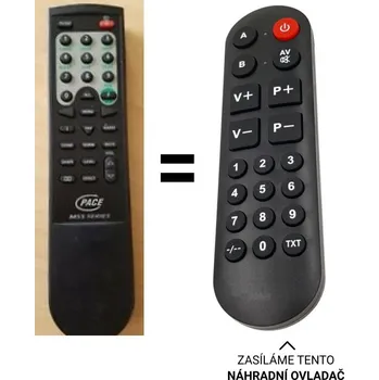 Dálkový ovladač Pace - MSSMSS200 MSS201 MSS232G MSS290 MSS300DMX MSS300 MSS301–J náhradní dálkový ovladač pro satelitní příjímače
