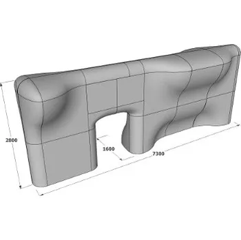 Dětské hřiště Dětské hřiště Block 5A pro pryžovou bezpečnostní zónu