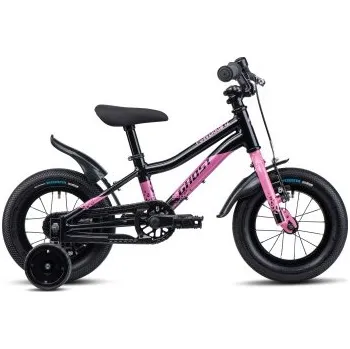 Dětské kolo GHOST Powerkid 12 2022 černo-růžová dětské kolo